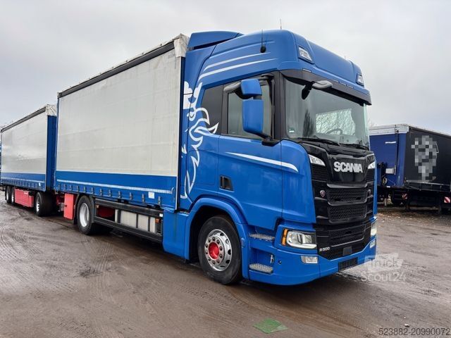 Jumbo vrachtwagen SCANIA R500 Komplettzug*Retarder*Edscha*Voll-Luft*SAF