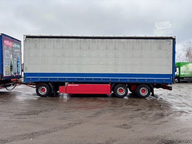 Platós teherautó ponyvával SCANIA R500 Komplettzug*Retarder*Edscha*38Paletten*2x*