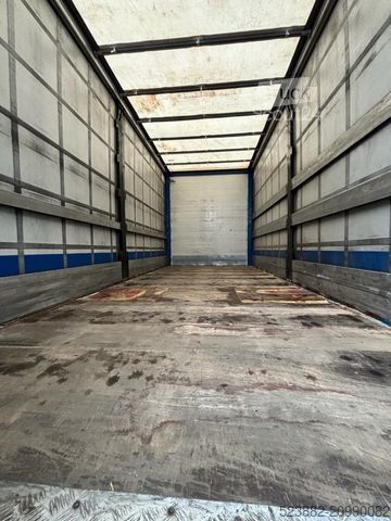 Platós teherautó ponyvával SCANIA R500 Komplettzug*Retarder*Edscha*38Paletten*2x*