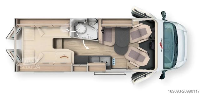 Camping-car MALIBU 640 LE RB Coupe *MJ26*Messepreis CMT*Dieselheiz.