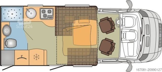 Daļēji integrēta kemperis BÜRSTNER Ixeo Time IT 590