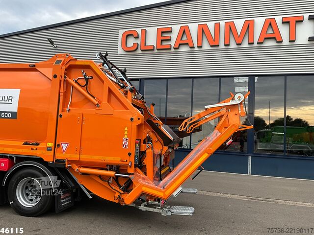 Çöp toplama aracı DAF FAG XD 340 Euro 6 Geesink 20m³ Welvaarts weighi...