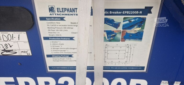 čekić za rušenje Elephant 2200 EB2200