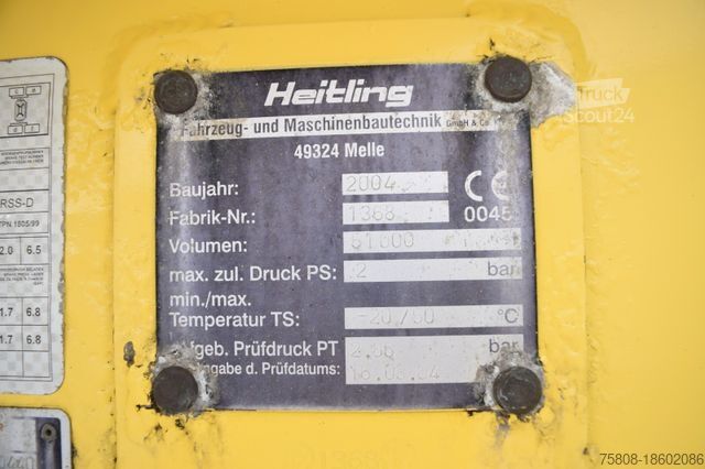 Silo oplegger Heitling 51.000L 6Kammer Futtersilo Lenk