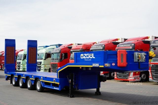 Низкорамный полуприцеп  OZGUL  NACZEPA LAWETA / LW4 / NISKOPODWOZIOWA