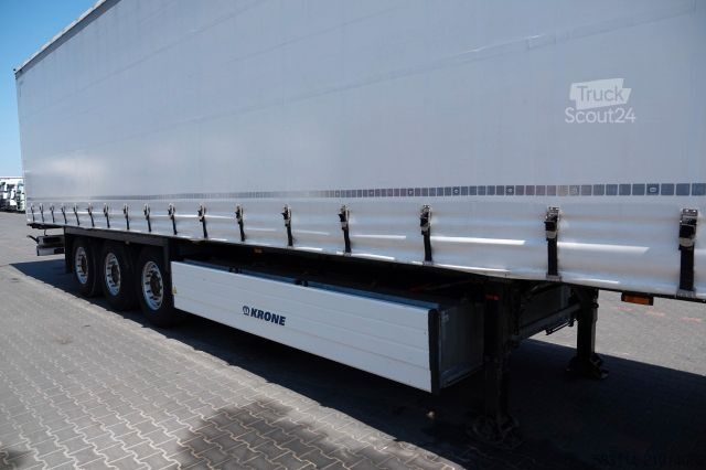 Otvorena poluprikolica sa ceradom KRONE FIRANKA / 2021 ROK / KOSZ NA PALETY / 2 OSIE POD