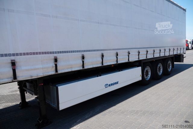 Otvorena poluprikolica sa ceradom KRONE FIRANKA / 2021 ROK / KOSZ NA PALETY / 2 OSIE POD