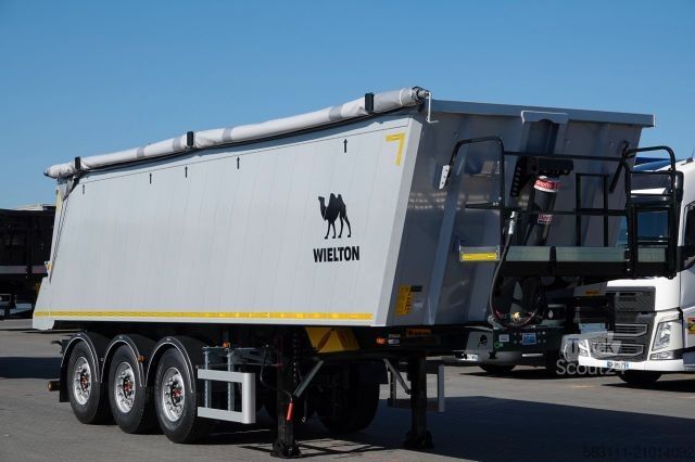 Kippers oplegger WIELTON YWROTKA ALUMINIOWA 36 M3 / KLAPA / FABRYCZNIE NO