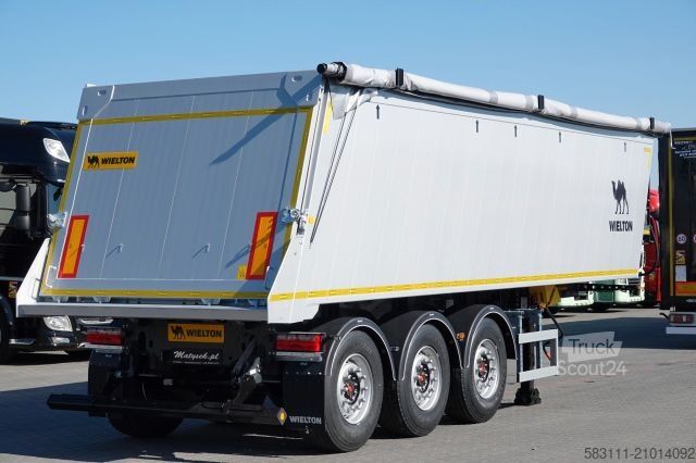 Kippers oplegger WIELTON YWROTKA ALUMINIOWA 36 M3 / KLAPA / FABRYCZNIE NO