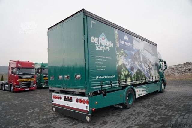 Camion jumbo SCANIA G 280 / SOLÓWKA / 4x2 / FIRANKA - 7,7 m / BDE /