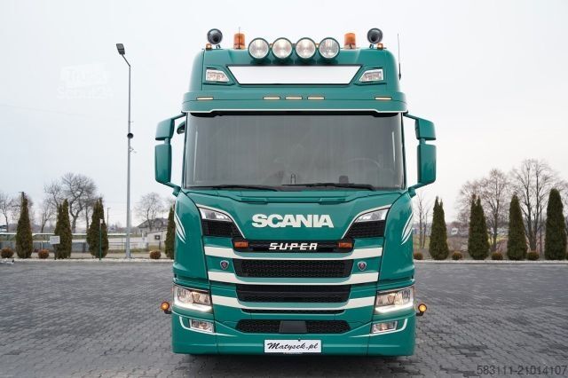 Camion jumbo SCANIA G 280 / SOLÓWKA / 4x2 / FIRANKA - 7,7 m / BDE /