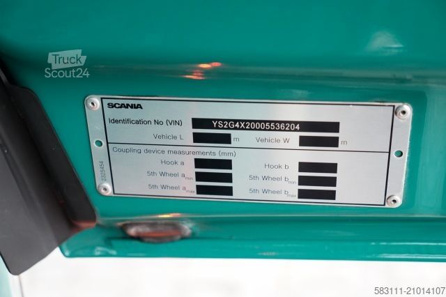 Camion jumbo SCANIA G 280 / SOLÓWKA / 4x2 / FIRANKA - 7,7 m / BDE /