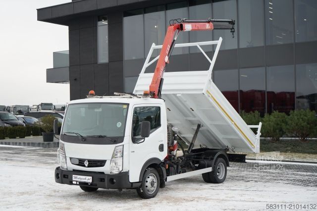 Fourgon benne basculante RENAULT MAXITY 140 DXI / WYWROTKA  /+ HDS FASSI F22A / 9