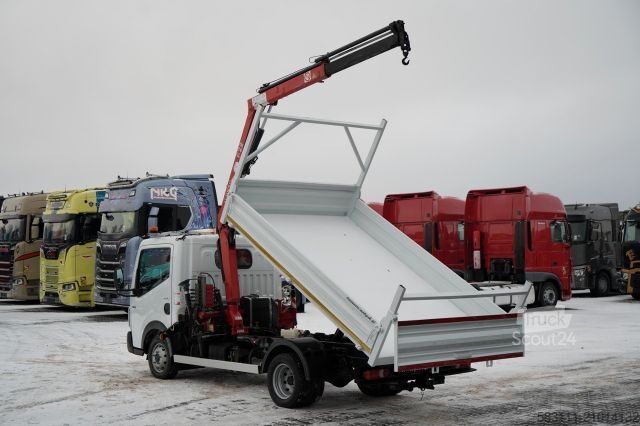 Fourgon benne basculante RENAULT MAXITY 140 DXI / WYWROTKA  /+ HDS FASSI F22A / 9