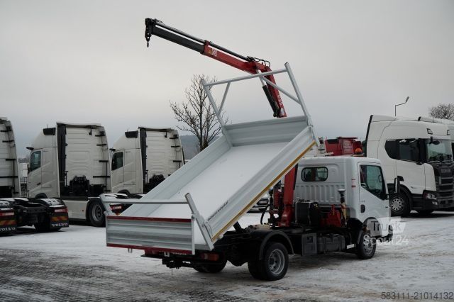 Fourgon benne basculante RENAULT MAXITY 140 DXI / WYWROTKA  /+ HDS FASSI F22A / 9