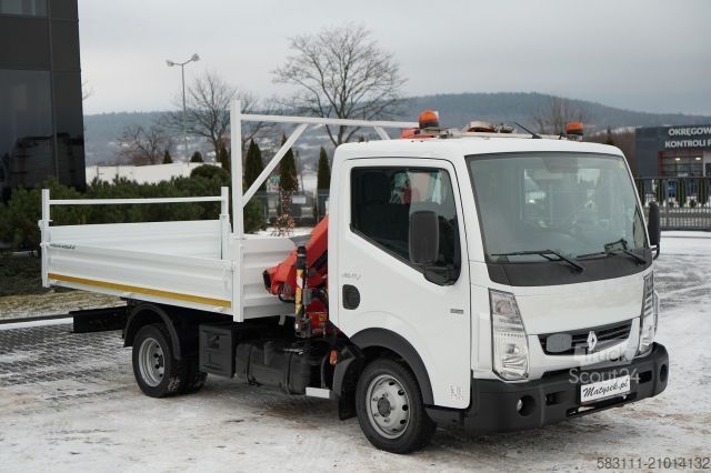 Fourgon benne basculante RENAULT MAXITY 140 DXI / WYWROTKA  /+ HDS FASSI F22A / 9