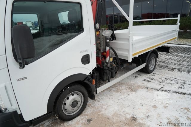 Fourgon benne basculante RENAULT MAXITY 140 DXI / WYWROTKA  /+ HDS FASSI F22A / 9