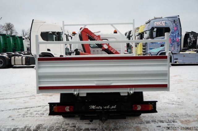 Fourgon benne basculante RENAULT MAXITY 140 DXI / WYWROTKA  /+ HDS FASSI F22A / 9