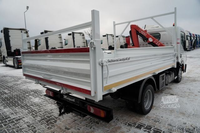 Fourgon benne basculante RENAULT MAXITY 140 DXI / WYWROTKA  /+ HDS FASSI F22A / 9