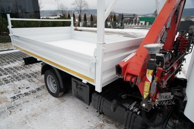 Fourgon benne basculante RENAULT MAXITY 140 DXI / WYWROTKA  /+ HDS FASSI F22A / 9