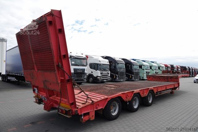 Низкорамный полуприцеп  VEREM NACZEPA LAWETA NISKOPODWOZIE / NAJAZDY HYD