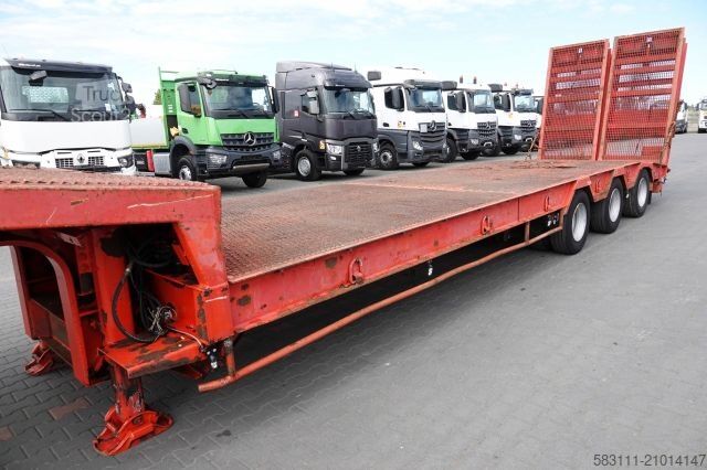 Низкорамный полуприцеп  VEREM NACZEPA LAWETA NISKOPODWOZIE / NAJAZDY HYD