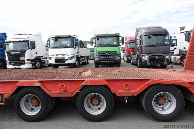 Низкорамный полуприцеп  VEREM NACZEPA LAWETA NISKOPODWOZIE / NAJAZDY HYD