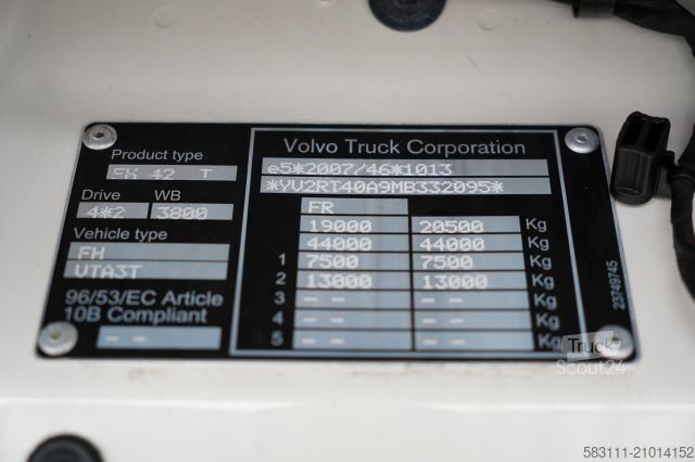 Tracteur routier standard VOLVO FH 500 / I-SAVE / I-PARK COOL / 2021 ROK / PO KO