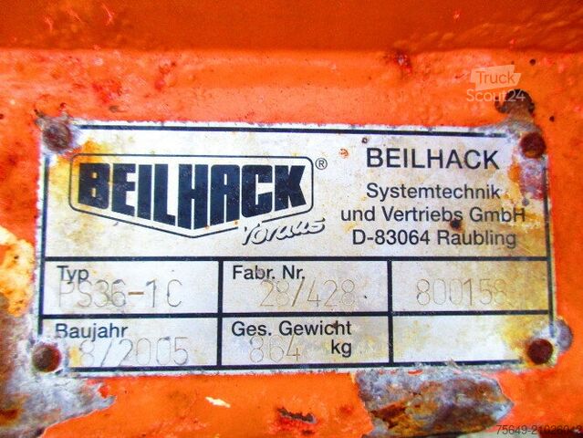 Camion à usage spécial Beilhack PS 36-1C Beilhack PS 36-1C Seiten-Räumschild