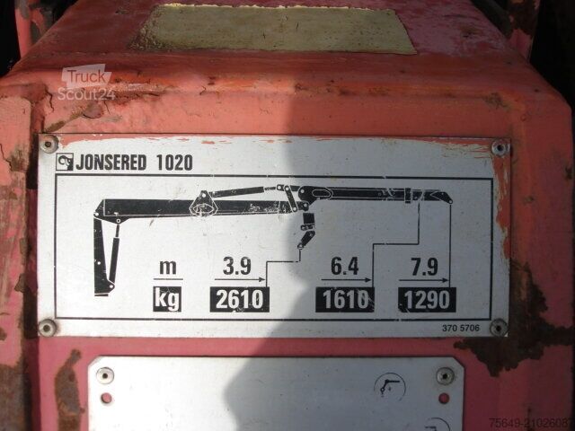 Autokran MAN TGA 26.413 BB 6x4 TGA 26.413 BB 6x4 Kran Heckkran Jonsered 1020