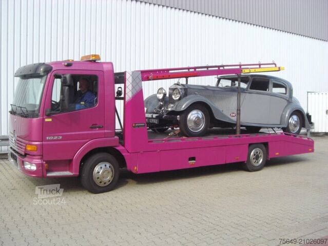 Fourgon porte-voitures Mercedes-Benz Atego 817L 4x2 Atego 817L   4x2, Autotransporter,  2x VORHANDEN!