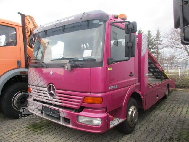 Fourgon porte-voitures Mercedes-Benz Atego 817L 4x2 Atego 817L   4x2, Autotransporter,  2x VORHANDEN!