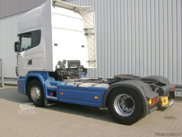 Camion à usage spécial Scania 124 R 470 4x2 124R470 4x2, Kipphydraulik, 6 Zylinder