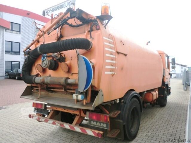 Camion per usi speciali MAN M03 14.152 4x2 M03 14.152 4x2, Schienenkehrmaschine