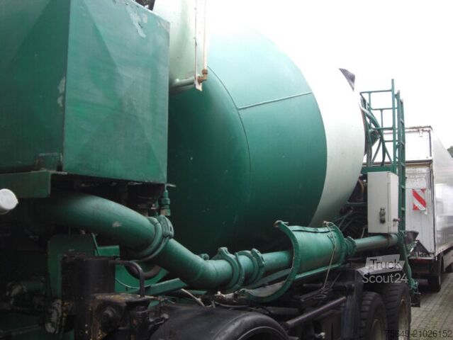 Mobil betongblandningsanläggning MAN 33.292 8x4 33.292 8x4 Mischer Stetter 7m³ mit Pumpe Schwing 21m, 6-Zylinder
