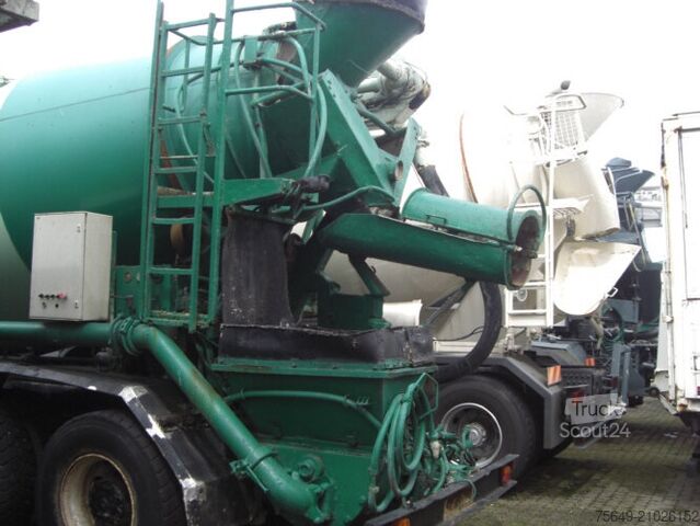 Mobil betongblandningsanläggning MAN 33.292 8x4 33.292 8x4 Mischer Stetter 7m³ mit Pumpe Schwing 21m, 6-Zylinder
