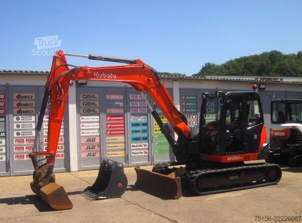 Kompaktni bageri Kubota KX080-4 * 2x LÖFFEL *