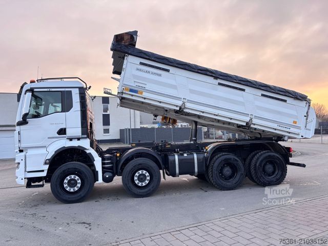 Driezijdige kipper MAN TGS 35.540 MEILLER-Bordmatik + el. Plane Navi