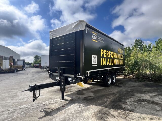 Rimorchio aperto con telone Fliegl TPS135  13,5 t Tandemplanenanhänger, neuwertig