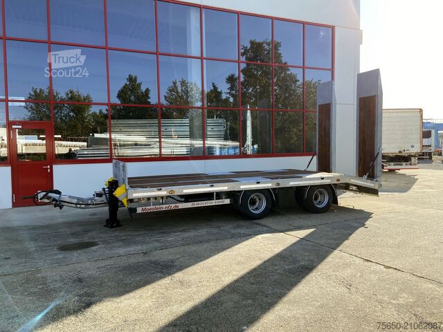 Remorque porte-engins surbaissée Möslein TT 19 - 6,5  19 t Tandemtieflader, Luftgefedert, NEU