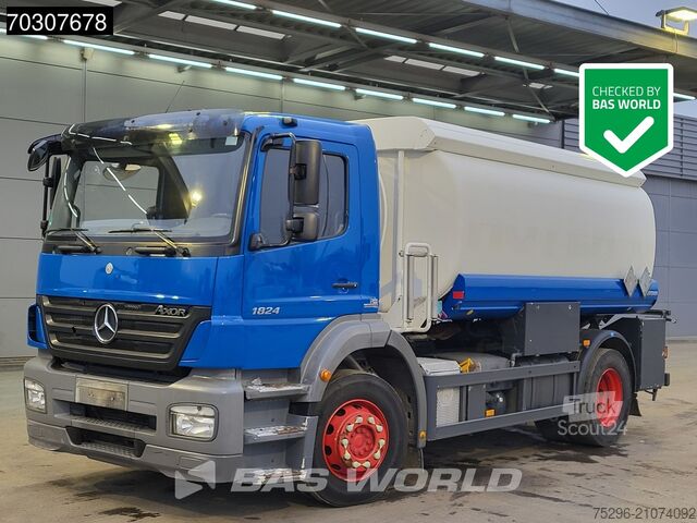 Φορτηγό βυτιοφόρο Mercedes Axor 1824 4X2 14.000 liter Diesel tank 3 compar...