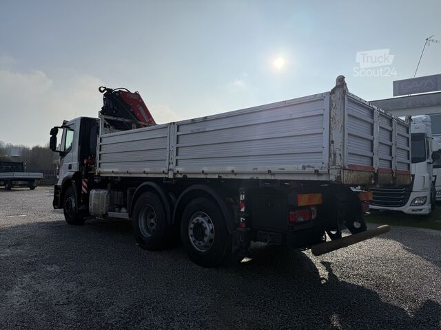 Kipper LKW Iveco Stralis 260SY46 Kipper + Kran FASSI F195