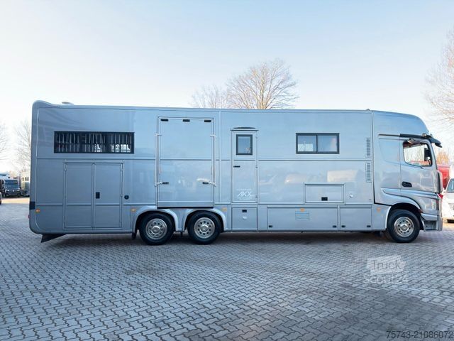 Kreaturvogn MERCEDES-BENZ Actros 2651 AKX  Pop-Out,  6 Pferde