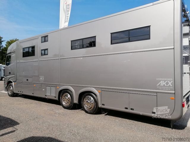 Kreaturvogn MERCEDES-BENZ Actros 2651 AKX  Pop-Out,  6 Pferde