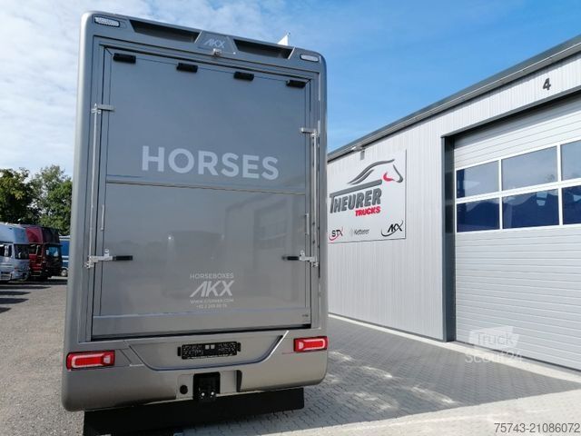 Kreaturvogn MERCEDES-BENZ Actros 2651 AKX  Pop-Out,  6 Pferde