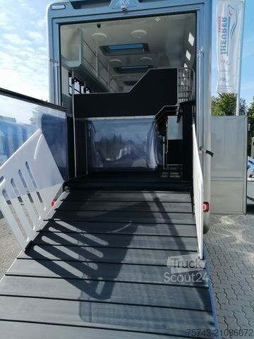 Kreaturvogn MERCEDES-BENZ Actros 2651 AKX  Pop-Out,  6 Pferde