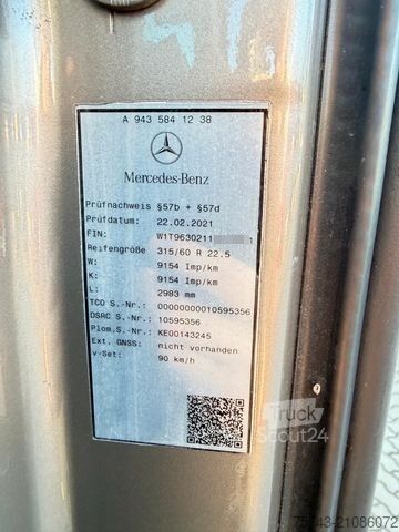 Sığır taşıma kamyonu MERCEDES-BENZ Actros 2651 AKX  Pop-Out,  6 Pferde
