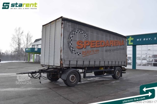 Отворена ремарке със строшен брезент  WEB Trailer Planenanhänger SAF Achsen