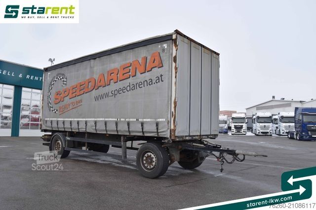 Отворена ремарке със строшен брезент  WEB Trailer Planenanhänger SAF Achsen