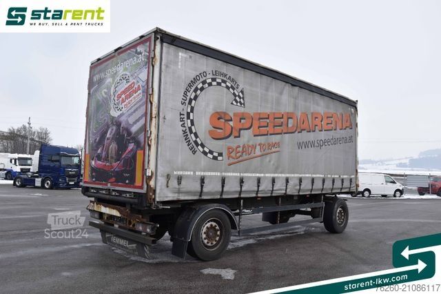 Отворена ремарке със строшен брезент  WEB Trailer Planenanhänger SAF Achsen